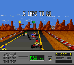 Al Unser Jr.'s Road to the Top (Europe) In game screenshot